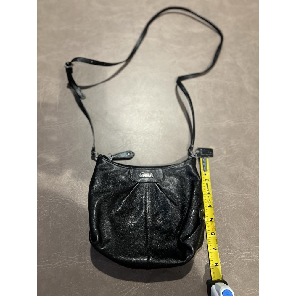 Coach Cross Body Bag‎ Black Leather